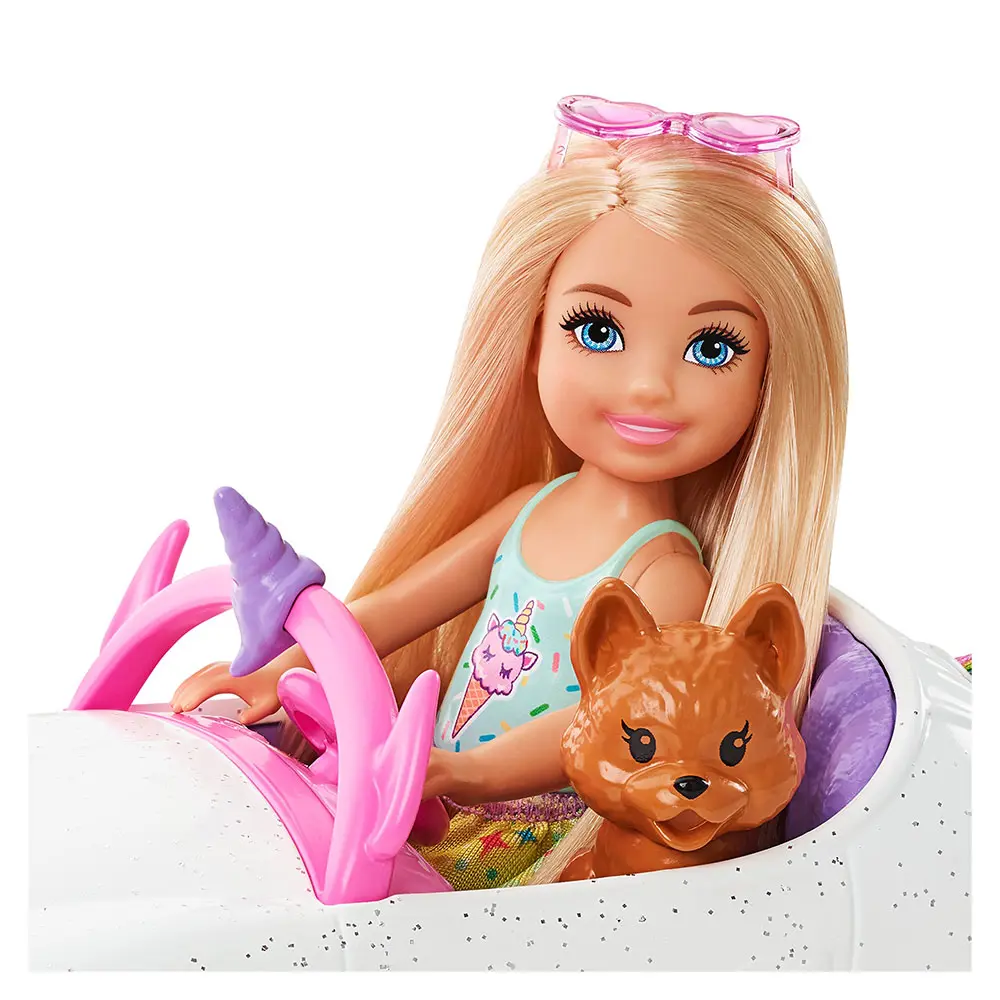 Barbie Chelsea Bebek ve Arabası GXT41 Barbie Chelsea Bebek ve Arabası GXT41