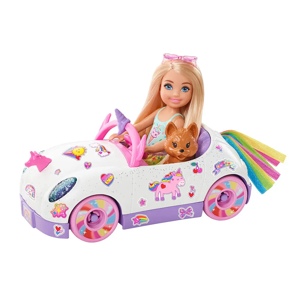 Barbie Chelsea Bebek ve Arabası GXT41 Barbie Chelsea Bebek ve Arabası GXT41