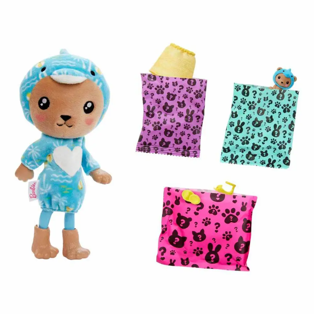 Barbie Chelsea Cutie Reveal Şirin Kostümler Serisi Teddy Bear Dol