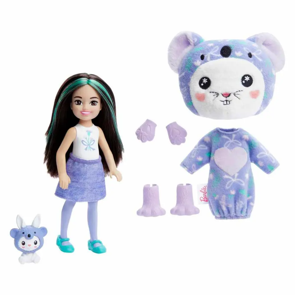 Barbie Chelsea Cutie Reveal Şirin Kostümler Serisi Rabbit In Koal Barbie Chelsea Cutie Reveal Şirin Kostümler Serisi Rabbit In Koal
