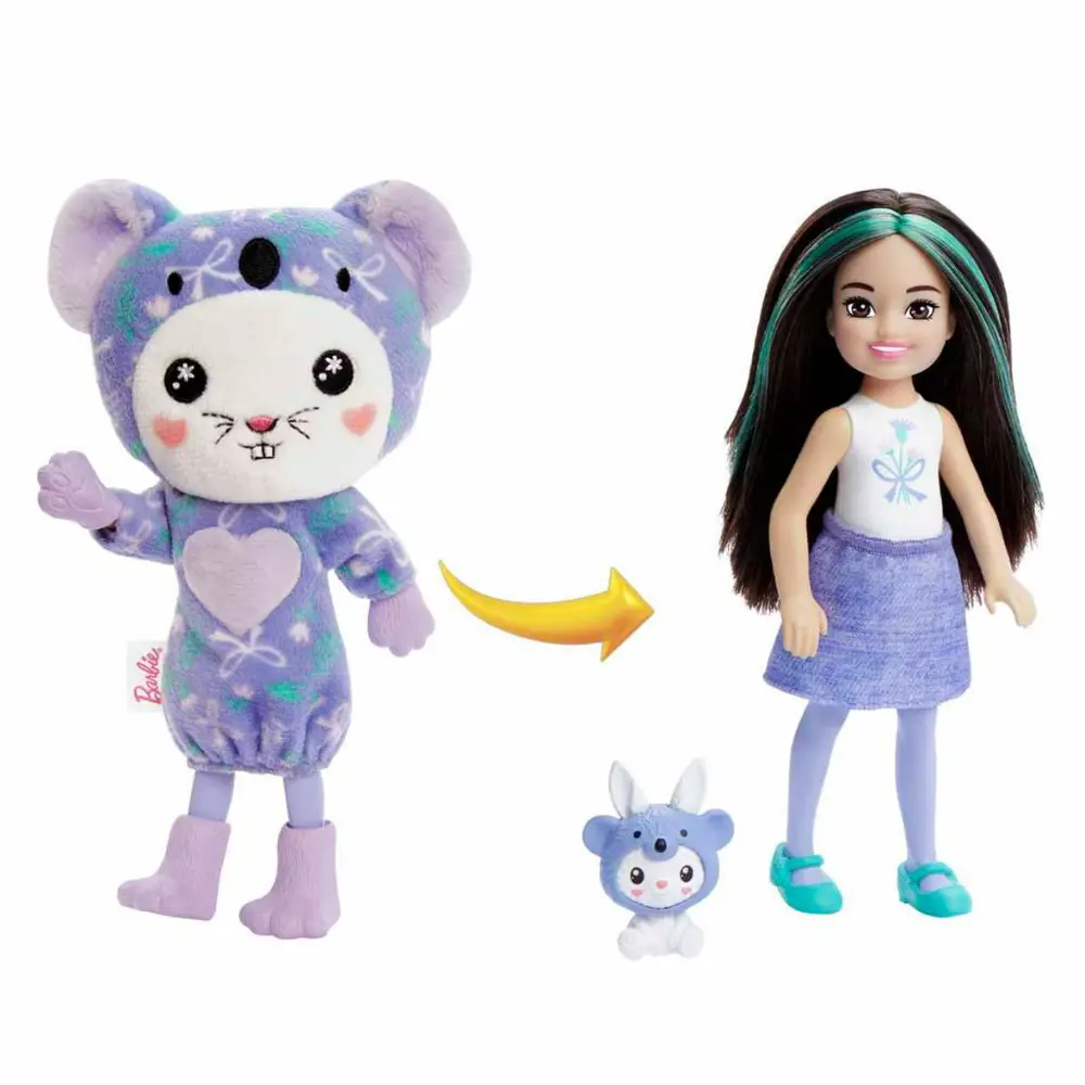 Barbie Chelsea Cutie Reveal Şirin Kostümler Serisi Rabbit In Koal Barbie Chelsea Cutie Reveal Şirin Kostümler Serisi Rabbit In Koal