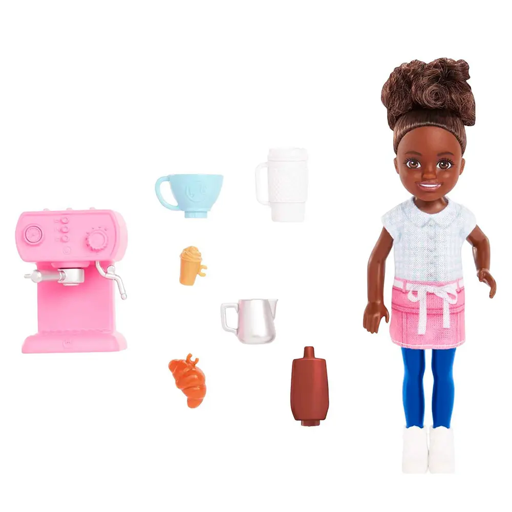 Barbie Chelsea Meslekleri Öğreniyor Bebek Serisi Barista GTN86-HK