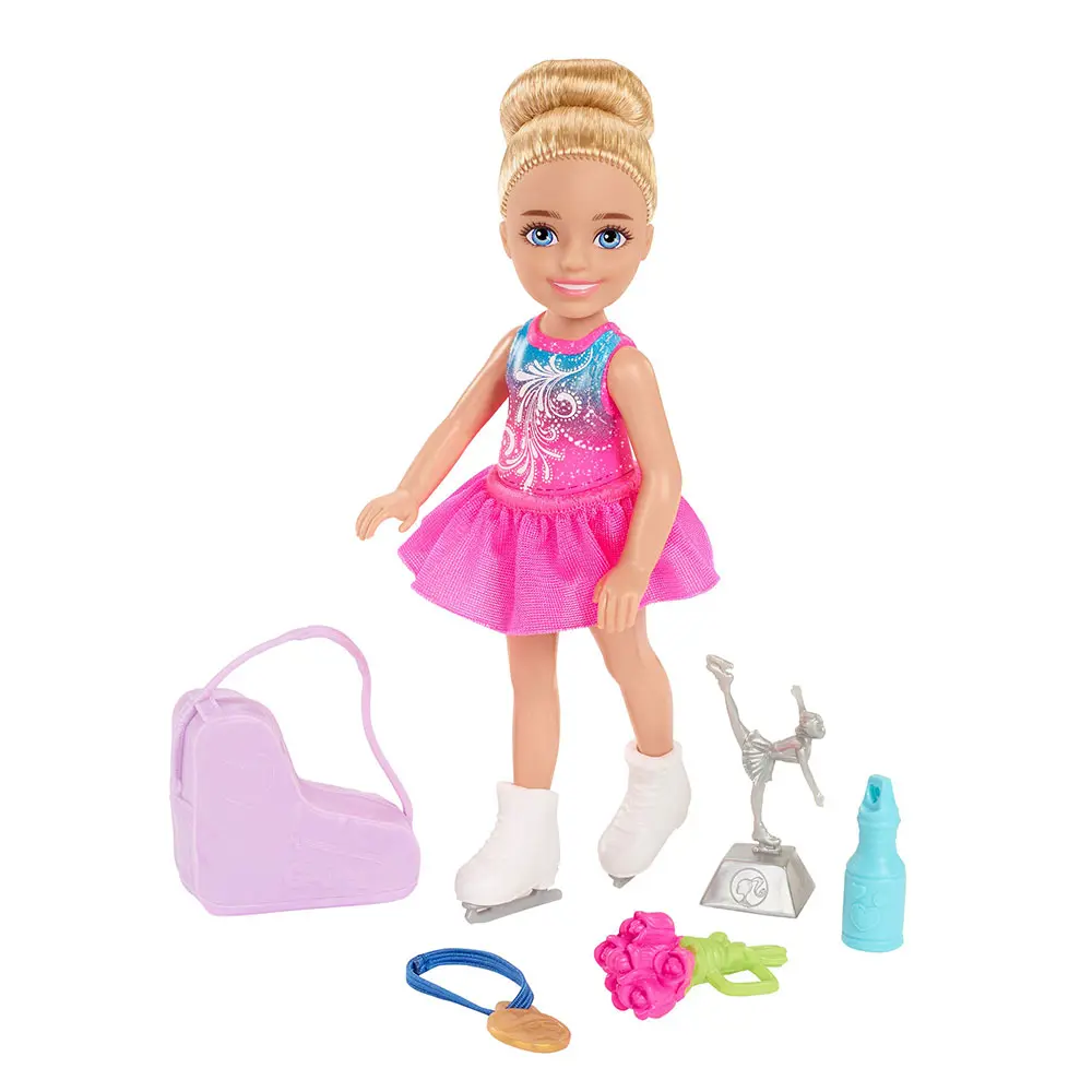 Barbie Chelsea Meslekleri Öğreniyor Bebek Serisi Buz Patenci GTN8