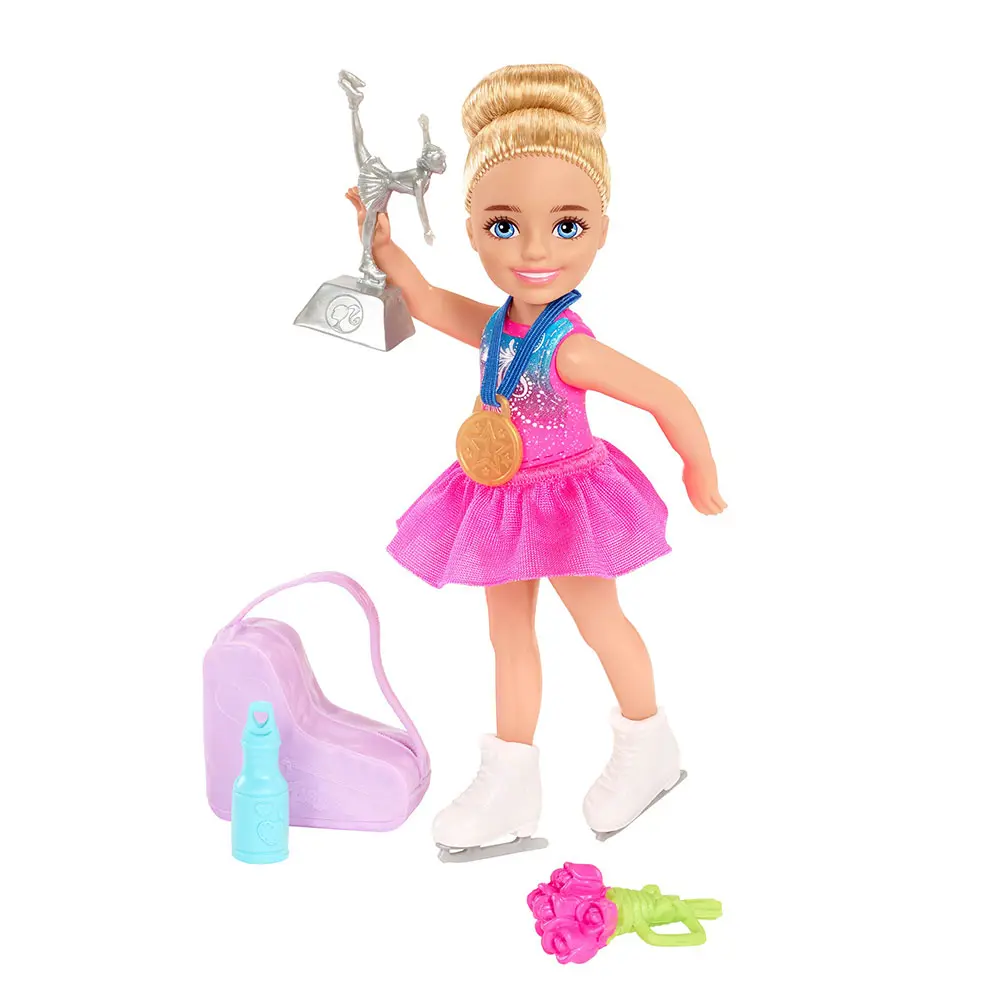 Barbie Chelsea Meslekleri Öğreniyor Bebek Serisi Buz Patenci GTN8