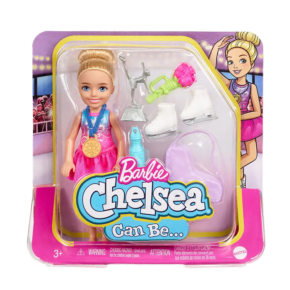 Barbie Chelsea Meslekleri Öğreniyor Bebek Serisi Buz Patenci GTN8