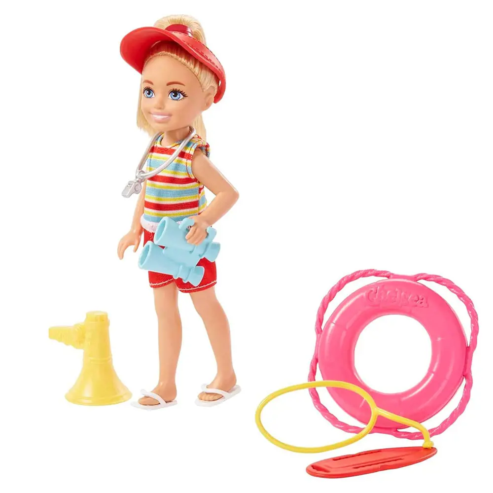 Barbie Chelsea Meslekleri Öğreniyor Bebek Serisi Cankurtaran GTN8 Barbie Chelsea Meslekleri Öğreniyor Bebek Serisi Cankurtaran GTN8