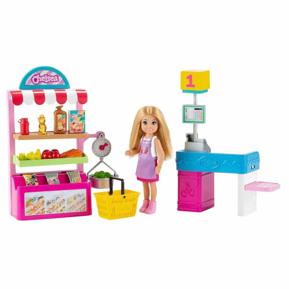 Barbie Chelsea Meslekleri Öğreniyor Market Çalışanı Chelsea ve Oy