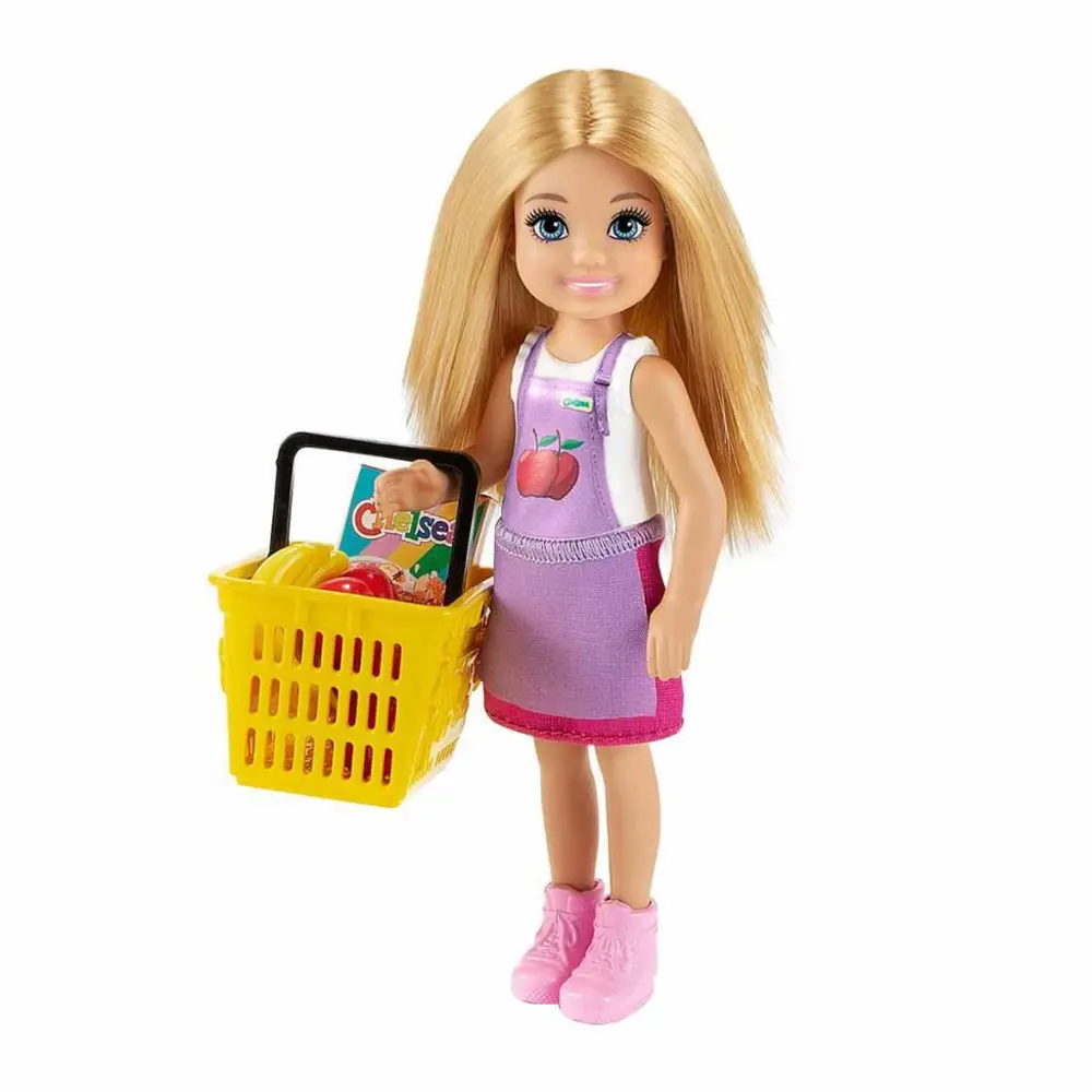 Barbie Chelsea Meslekleri Öğreniyor Market Çalışanı Chelsea ve Oy