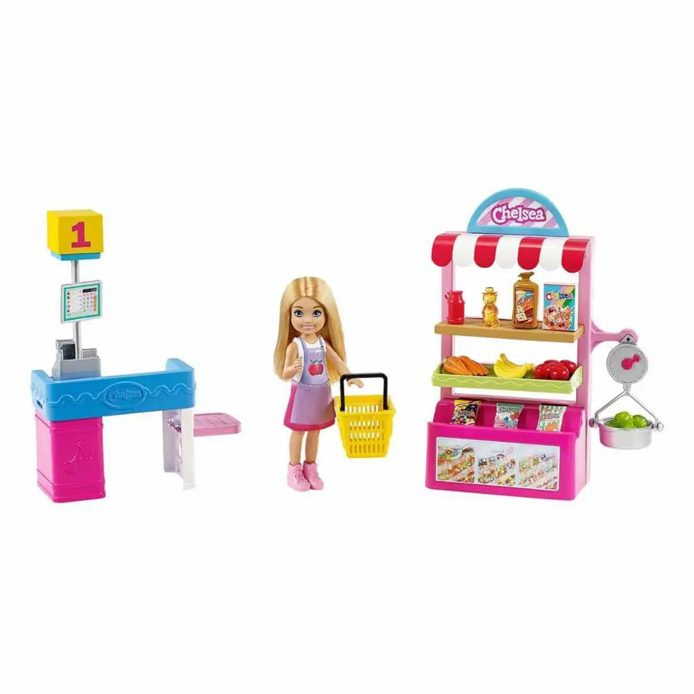 Barbie Chelsea Meslekleri Öğreniyor Market Çalışanı Chelsea ve Oy