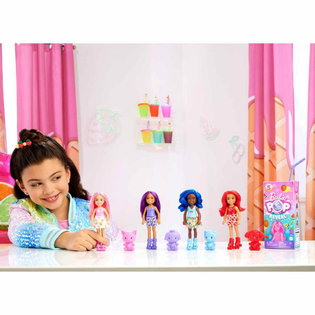 Barbie  Chelsea Pop Reveal Meyve Serisi Sürpriz Paket Hrk58