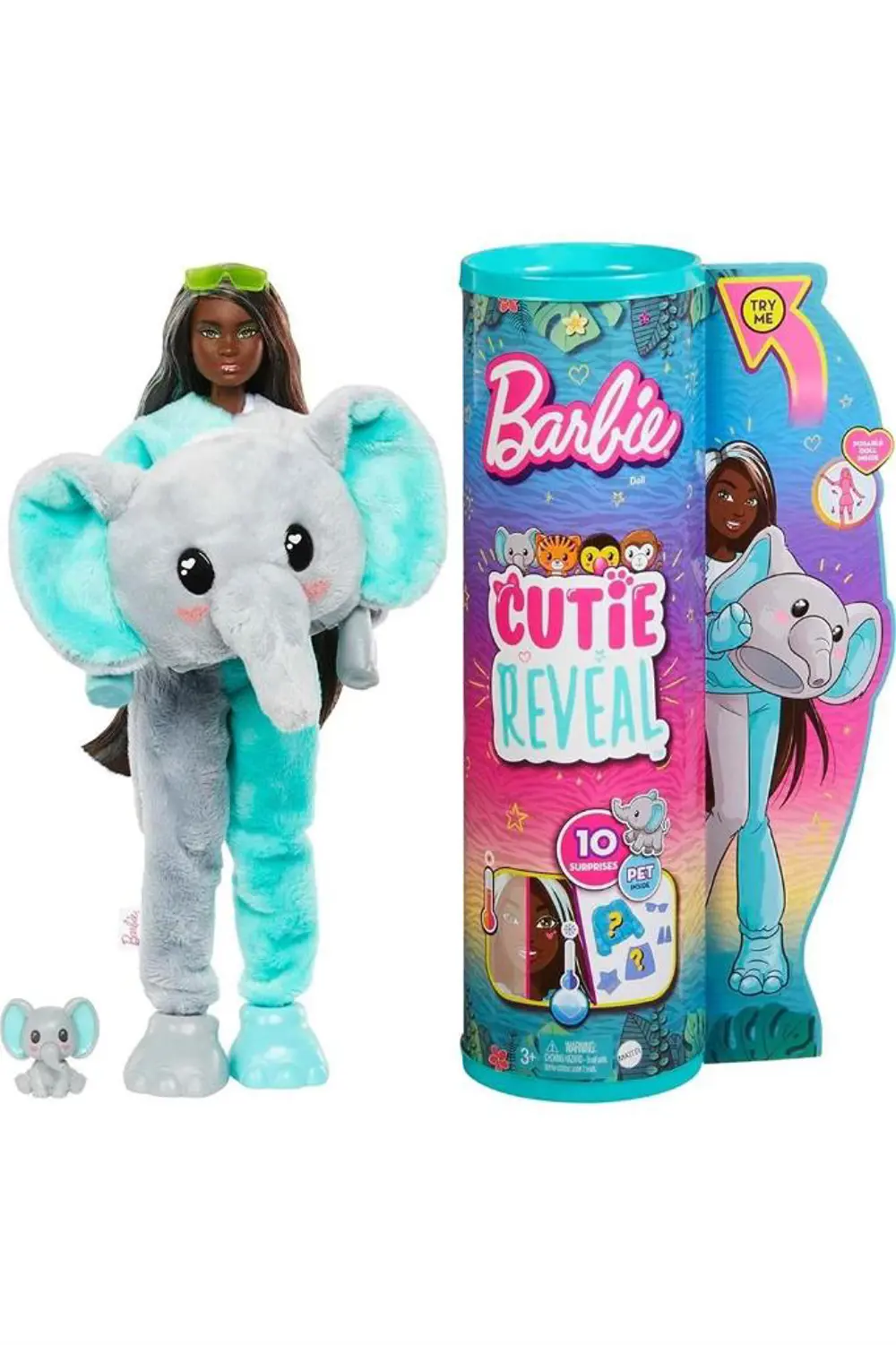 Barbie Cutie Reveal Bebekler Barbie Tropikal Orman Serisi - Fil H Barbie Cutie Reveal Bebekler Barbie Tropikal Orman Serisi - Fil H