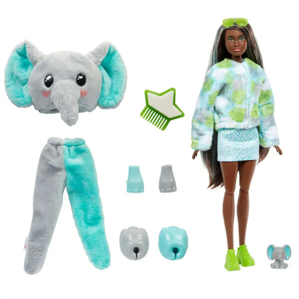Barbie Cutie Reveal Bebekler Barbie Tropikal Orman Serisi - Fil H Barbie Cutie Reveal Bebekler Barbie Tropikal Orman Serisi - Fil H