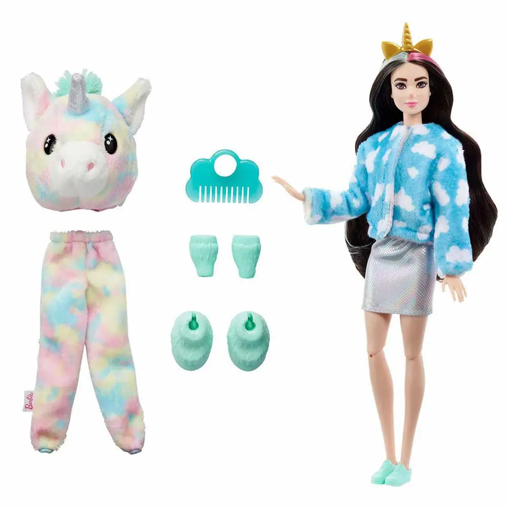 Barbie Cutie Reveal S2 Gökkuşağı Unicorn HJL56-HJL58