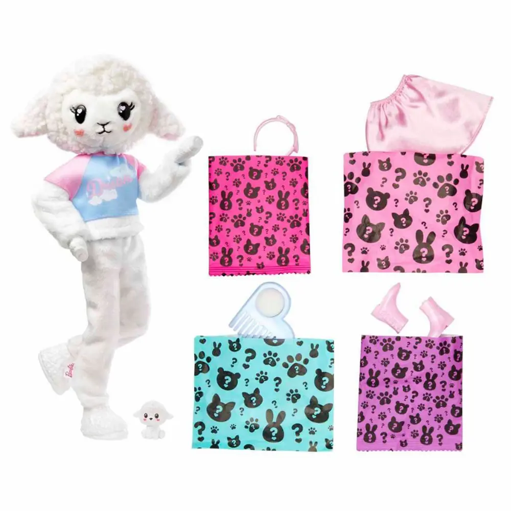 Barbie Cutie Reveal Sevimli Kostümler Serisi - Lamb Doll HKR02-HK Barbie Cutie Reveal Sevimli Kostümler Serisi - Lamb Doll HKR02-HK
