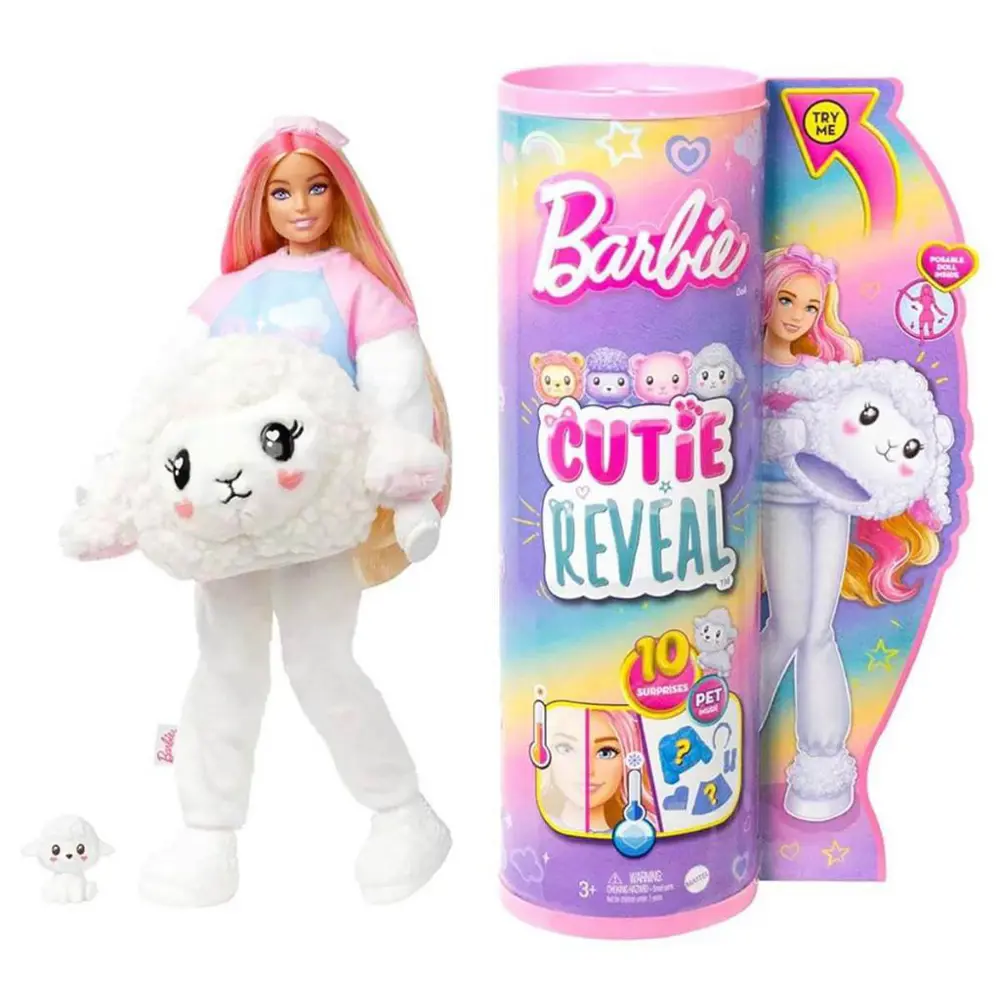 Barbie Cutie Reveal Sevimli Kostümler Serisi - Lamb Doll HKR02-HK Barbie Cutie Reveal Sevimli Kostümler Serisi - Lamb Doll HKR02-HK