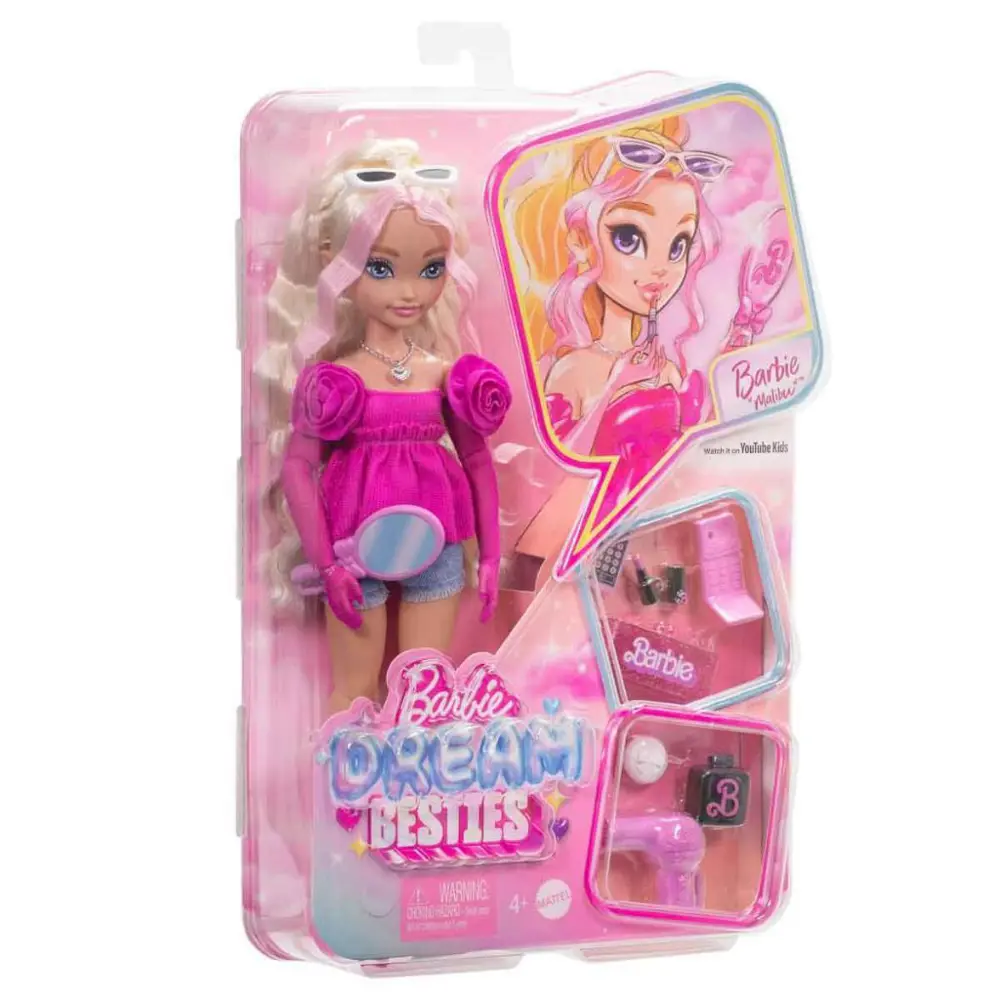 Barbie Dream Besties Barbie Malibu Bebek ve Aksesuarları HYC21 Barbie Dream Besties Barbie Malibu Bebek ve Aksesuarları HYC21