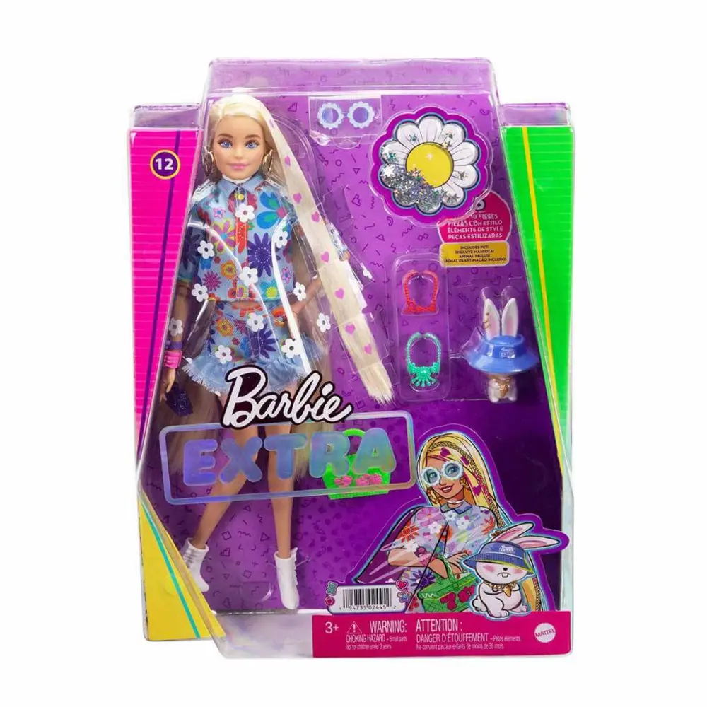 Barbie Extra Mavi Etekli Bebek HDJ45 Barbie Extra Mavi Etekli Bebek HDJ45