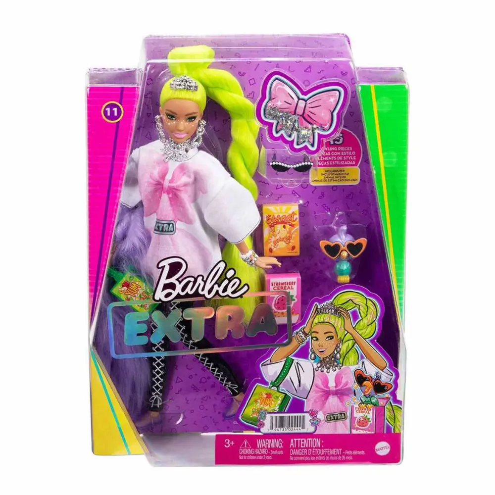 Barbie Extra Neon Saçlı Bebek HDJ44