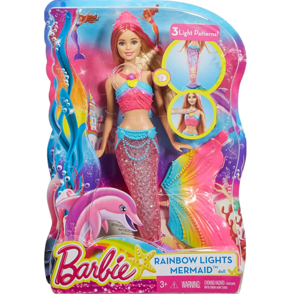 Barbie Işıltılı Gökkuşağı Denizkızı Dhc40