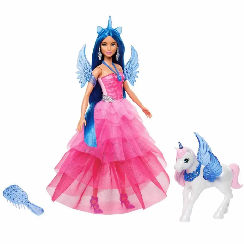 Barbie Mavi Saçlı Prenses Bebek HRR16 Barbie Mavi Saçlı Prenses Bebek HRR16