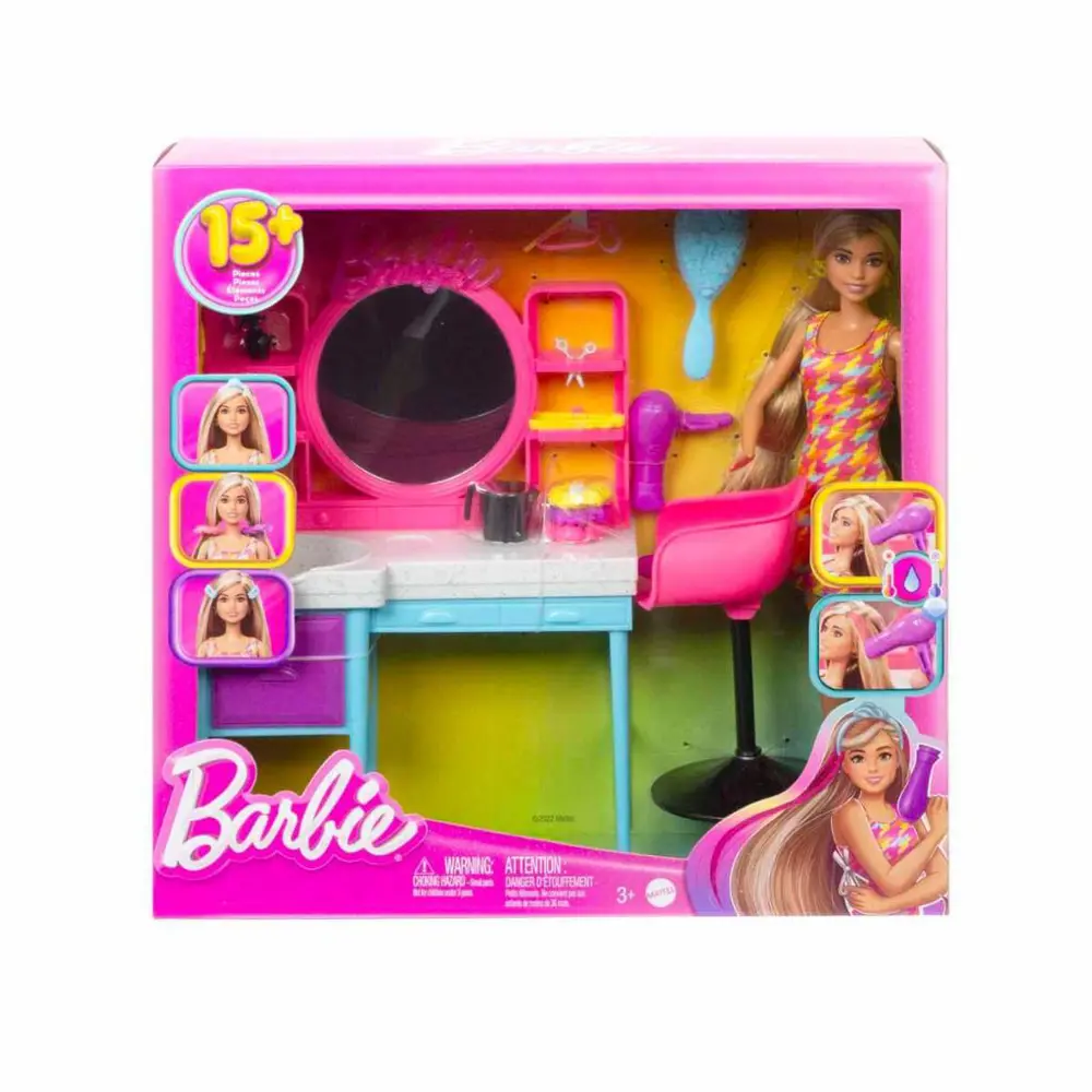 Barbie Muhteşem Kuaför Oyun Seti HKV00 Barbie Muhteşem Kuaför Oyun Seti HKV00