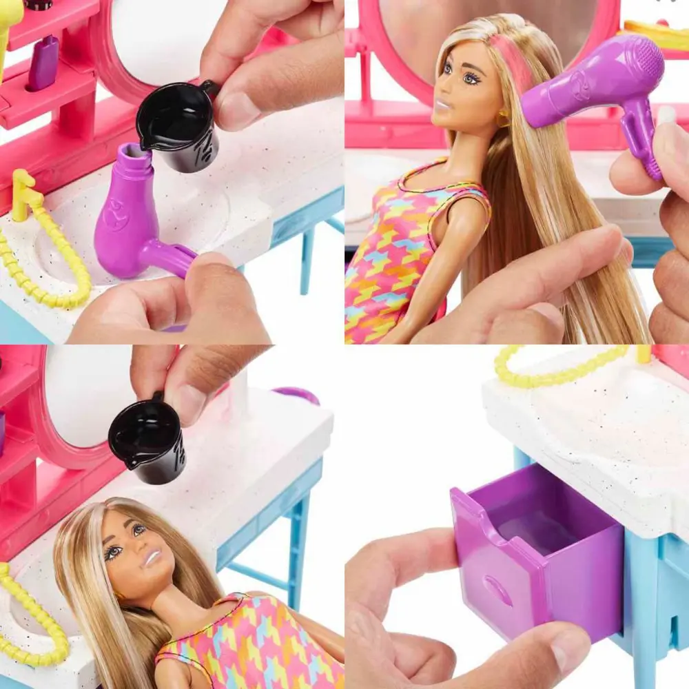 Barbie Muhteşem Kuaför Oyun Seti HKV00 Barbie Muhteşem Kuaför Oyun Seti HKV00