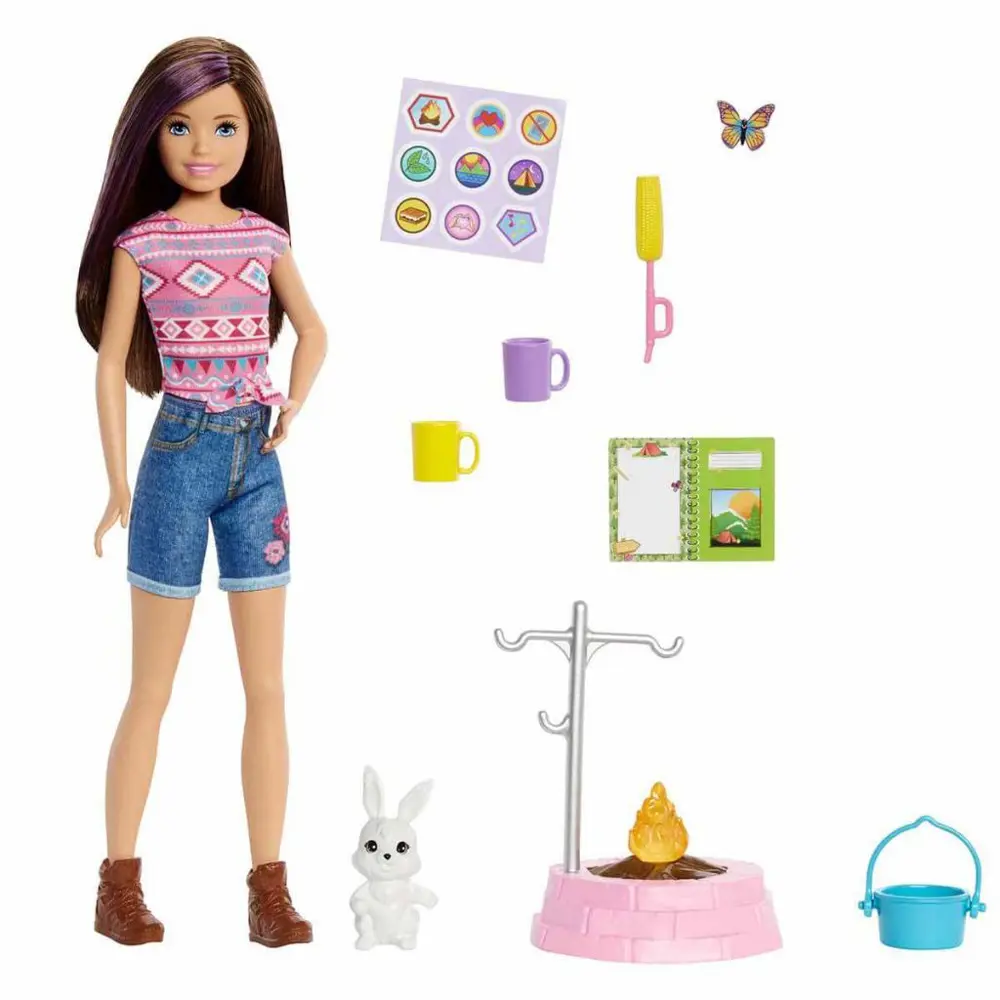 Barbie nin Kız Kardeşleri Kampa Gidiyor Oyun Seti HDF69-HDF71 Barbie nin Kız Kardeşleri Kampa Gidiyor Oyun Seti HDF69-HDF71