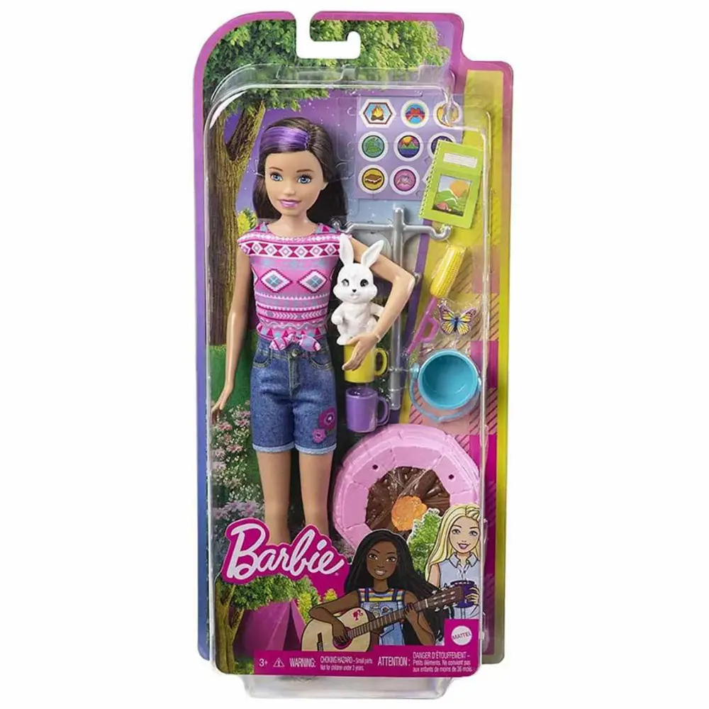 Barbie nin Kız Kardeşleri Kampa Gidiyor Oyun Seti HDF69-HDF71 Barbie nin Kız Kardeşleri Kampa Gidiyor Oyun Seti HDF69-HDF71