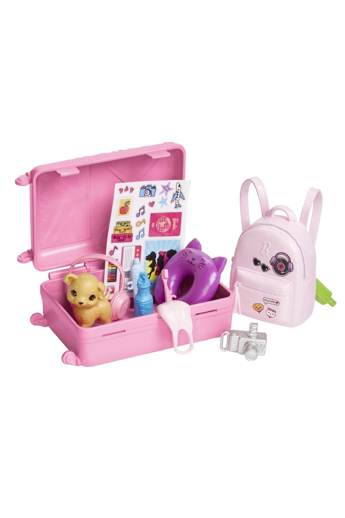 BARBIE SEYAHATTE BEBEĞİ VE AKSESUARLARI HJY-18