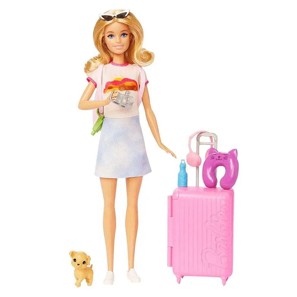 Barbie Seyahatte Bebeği ve Aksesuarları HJY18 Barbie Seyahatte Bebeği ve Aksesuarları HJY18