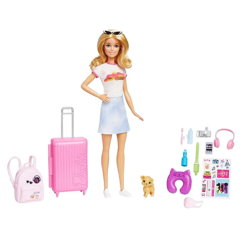Barbie Seyahatte Bebeği ve Aksesuarları HJY18 Barbie Seyahatte Bebeği ve Aksesuarları HJY18