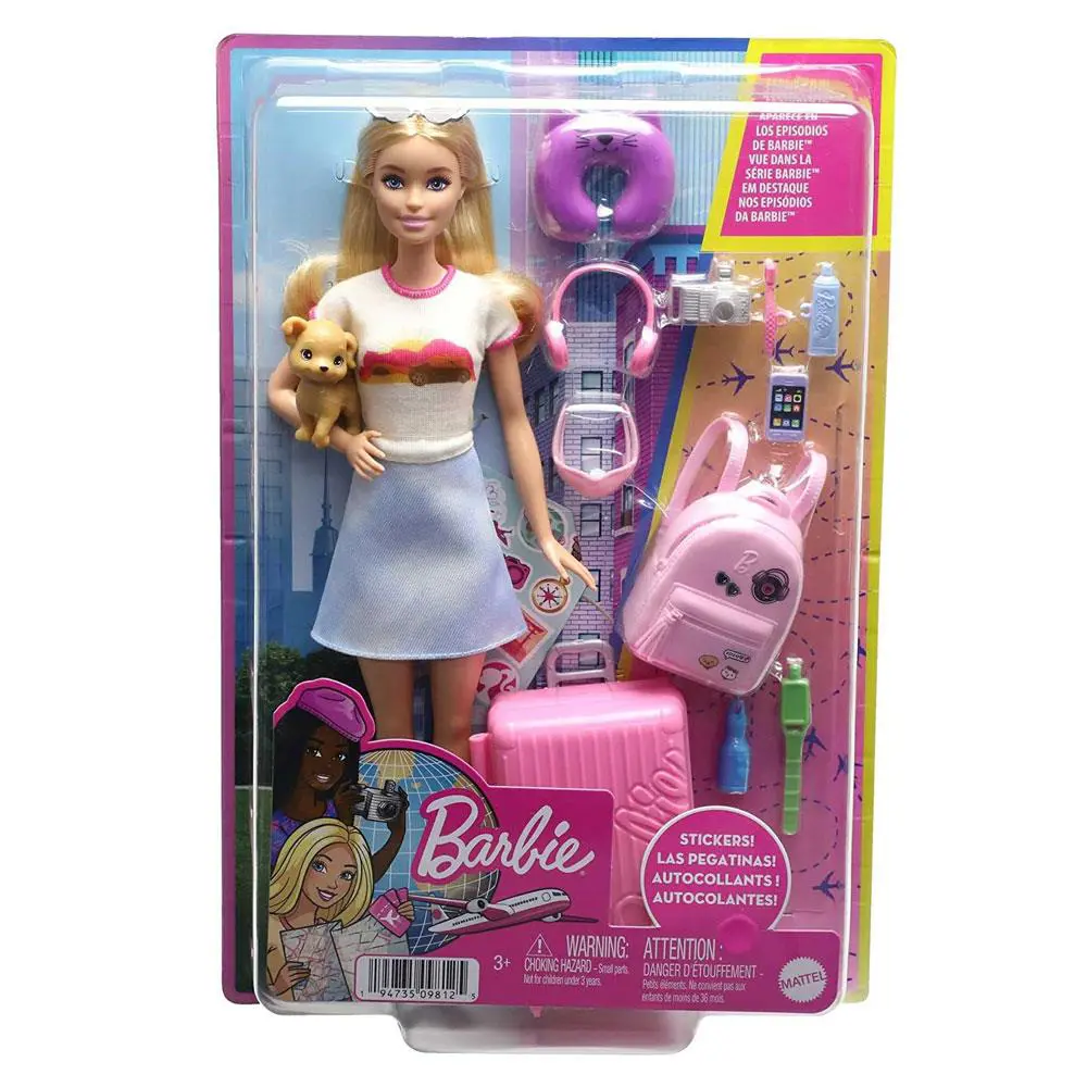 Barbie Seyahatte Bebeği ve Aksesuarları HJY18 Barbie Seyahatte Bebeği ve Aksesuarları HJY18