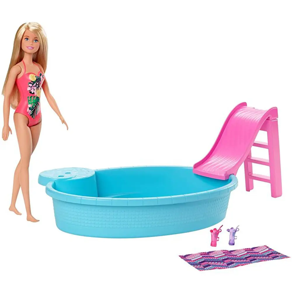 Barbie ve Eğlenceli Havuzu GHL91