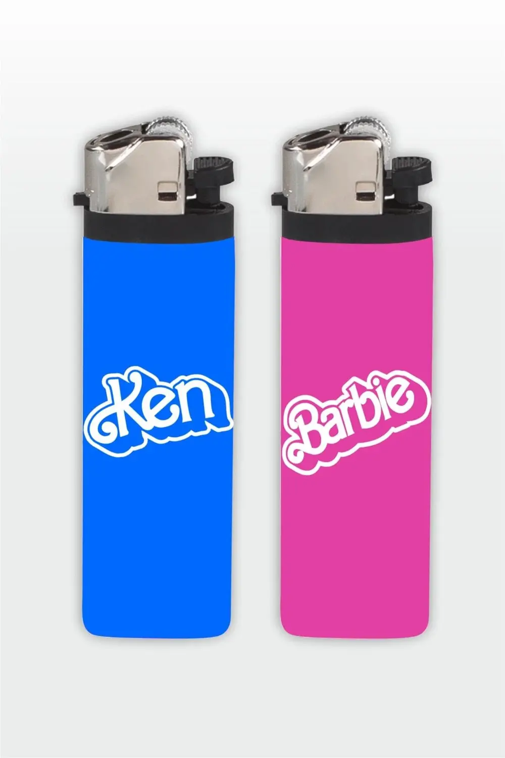 Barbie ve Ken Baskılı Love Full Kaplamalı Gazlı Çakmak 2 Adet