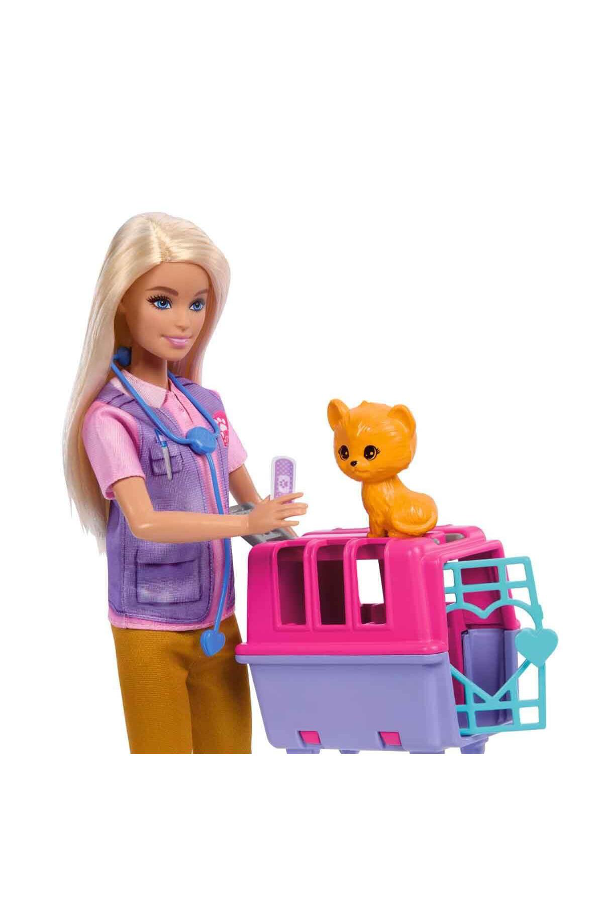 Barbie Veteriner Mini Oyun Seti Hrg50