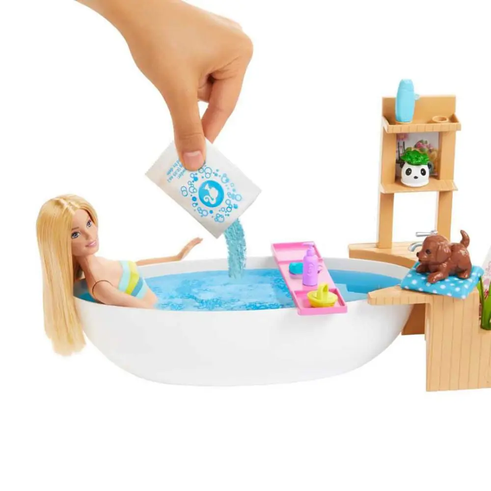 Barbie Welness Işıltı Dolu Spa Günü Oyun Seti HCM82