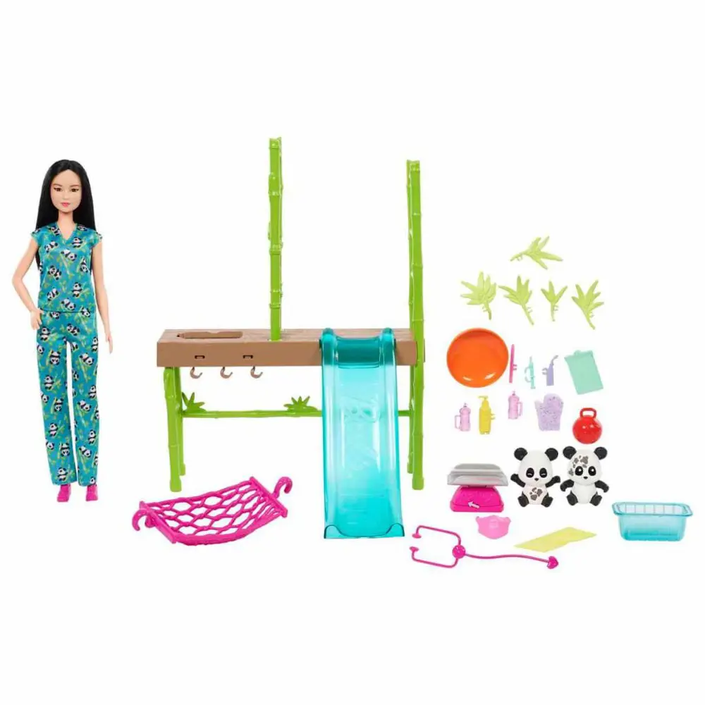 Barbie Yavru Panda Bakımı Oyun Seti HKT77 Barbie Yavru Panda Bakımı Oyun Seti HKT77