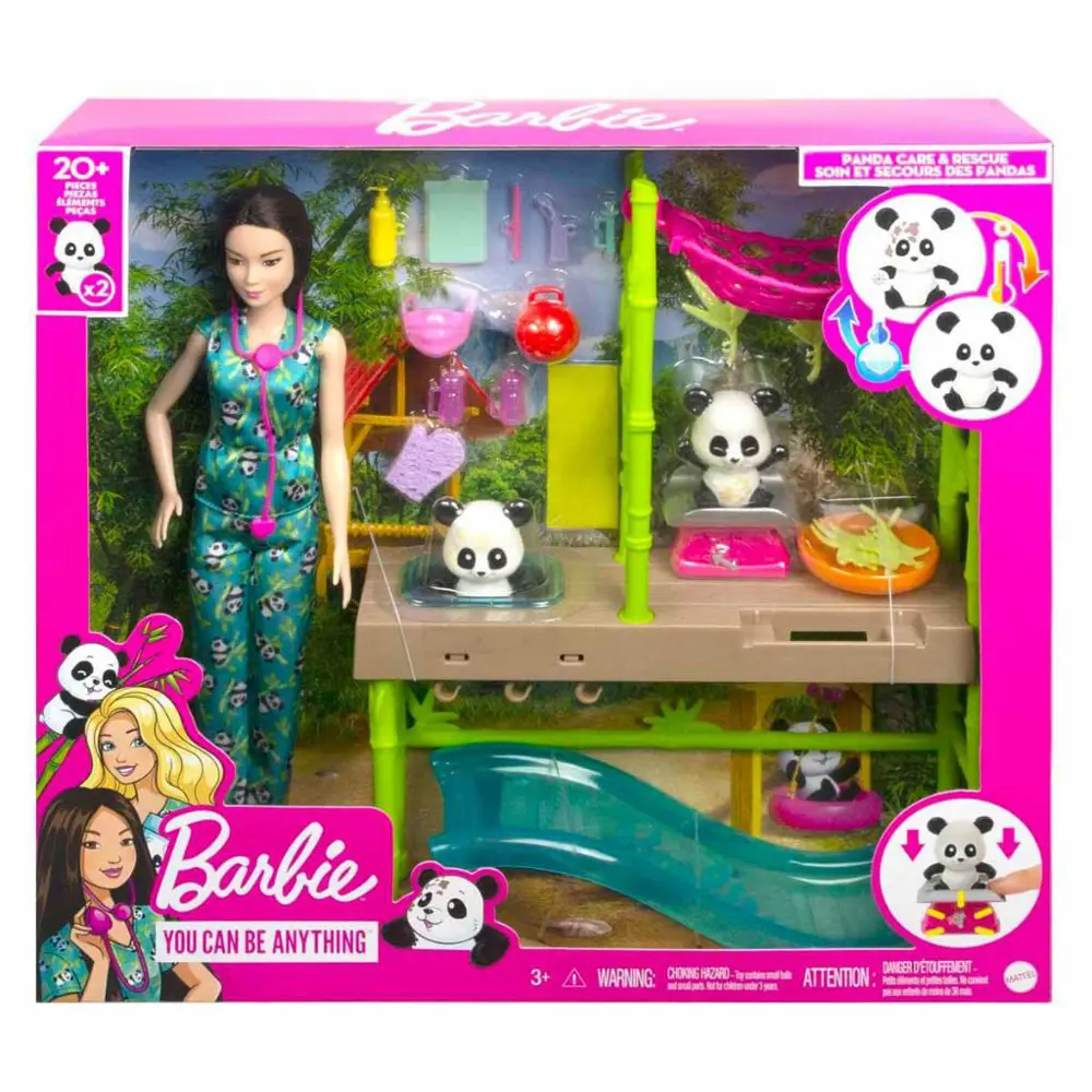 Barbie Yavru Panda Bakımı Oyun Seti HKT77 Barbie Yavru Panda Bakımı Oyun Seti HKT77