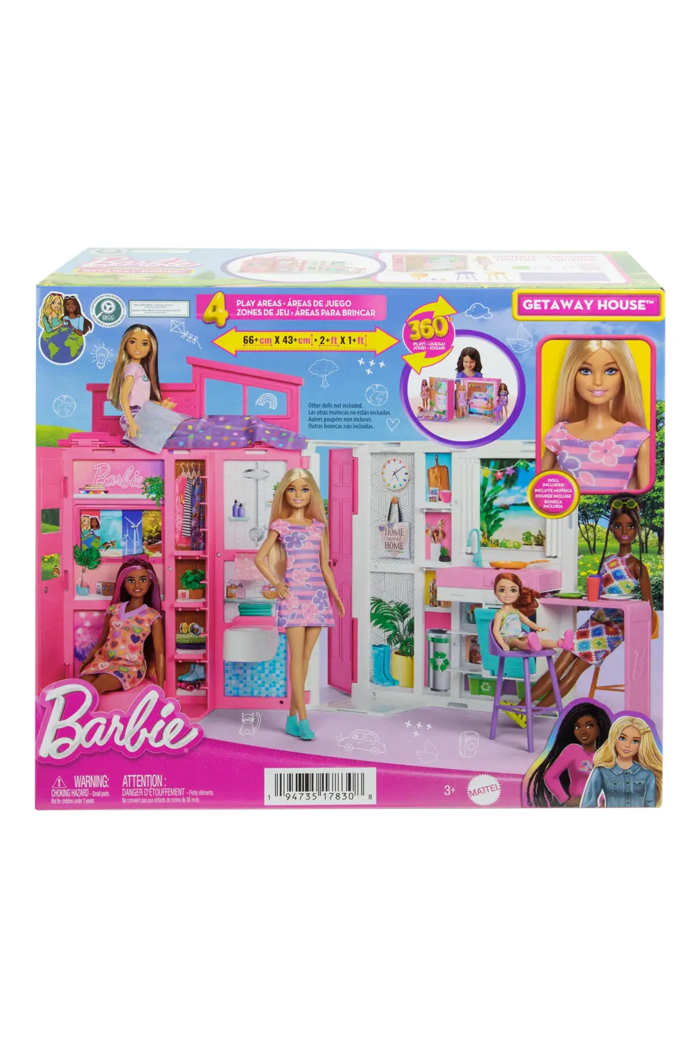 BARBİENİN PORTATİF EVİ BEBEK DAHİL 2 BARBİENİN PORTATİF EVİ BEBEK DAHİL 2
