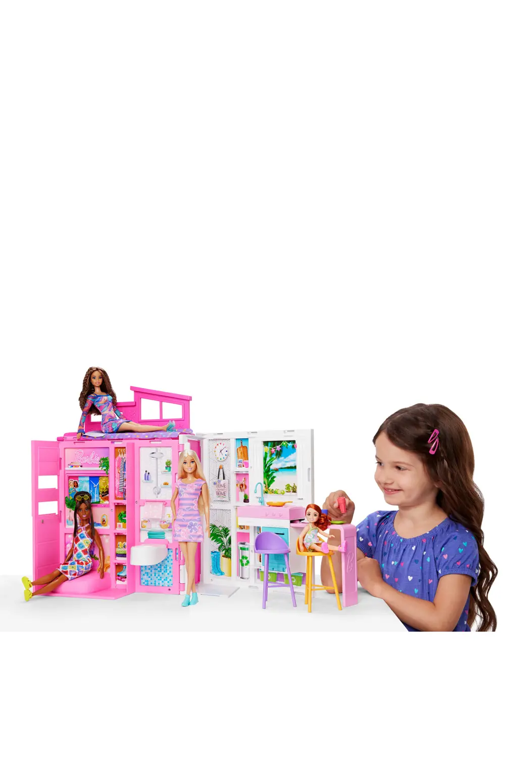 BARBİENİN PORTATİF EVİ BEBEK DAHİL 2 BARBİENİN PORTATİF EVİ BEBEK DAHİL 2