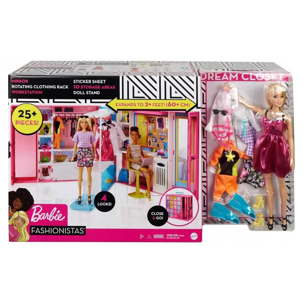 Barbie'nin Rüya Dolabı Oyun Seti GBK10