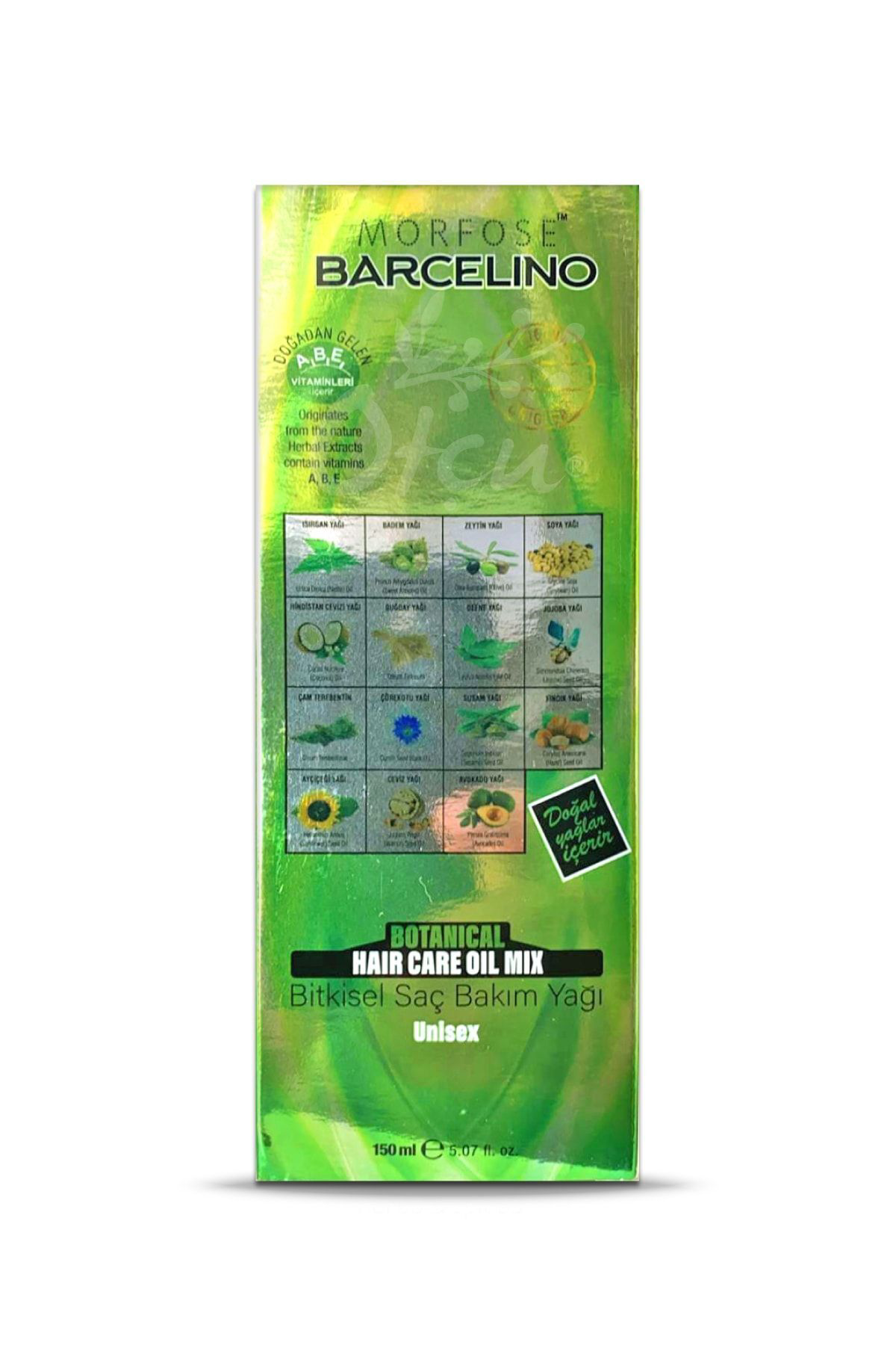 Barcelino Bitkisel Saç Bakım Yağı 150 Ml