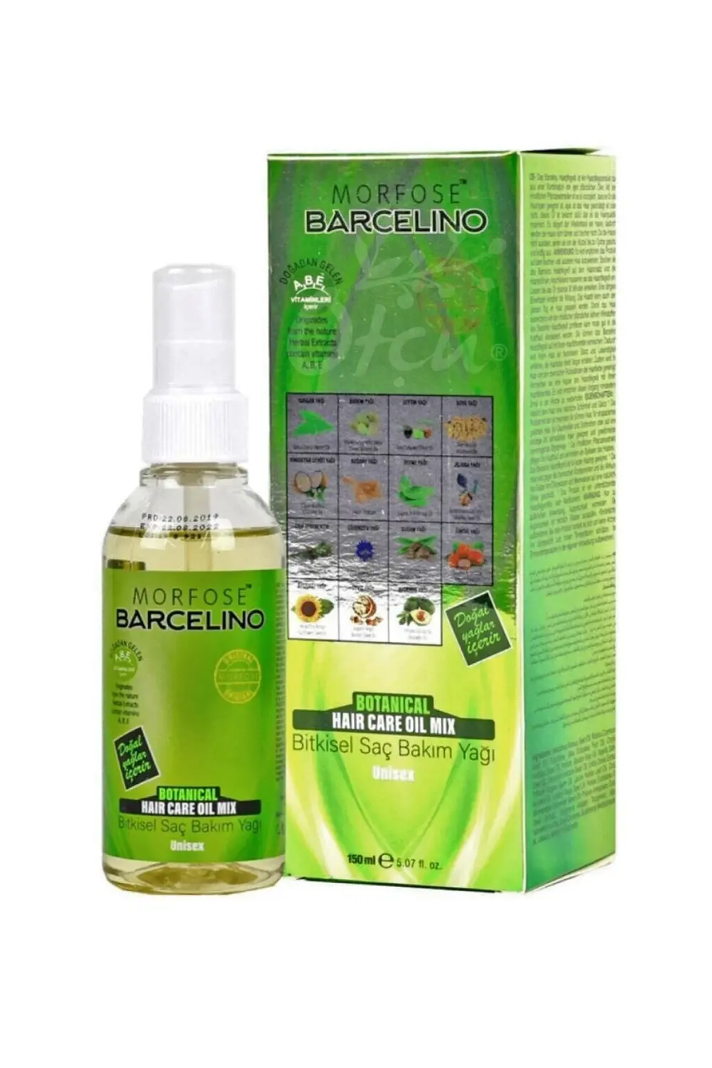 Barcelino Bitkisel Saç Bakım Yağı 150 Ml