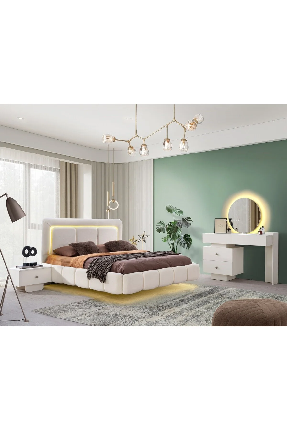 BARCELONA MDF BAZALI KARYOLA VE BAŞLIK BARCELONA MDF BAZALI KARYOLA VE BAŞLIK