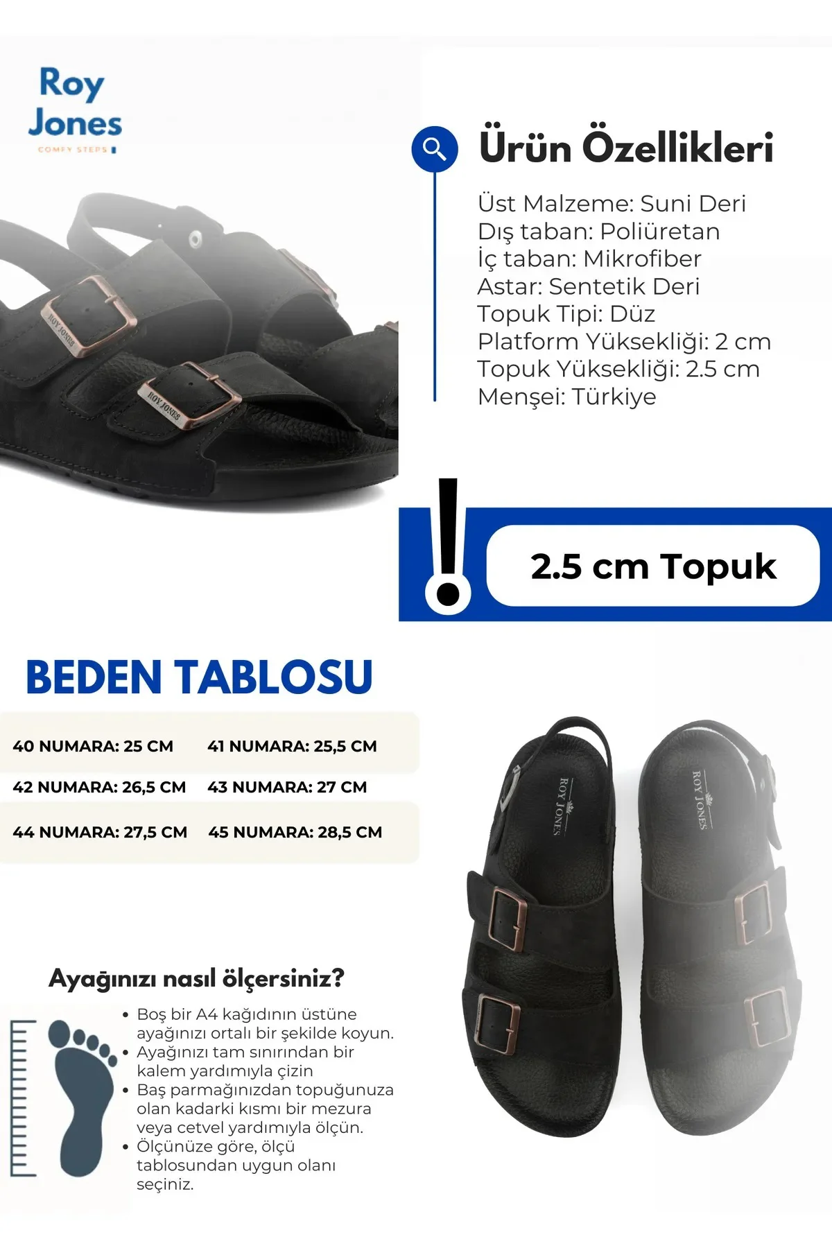 Barcelona Urban Sandals Rahat Yumuşak Tabanlı Erkek Sandalet