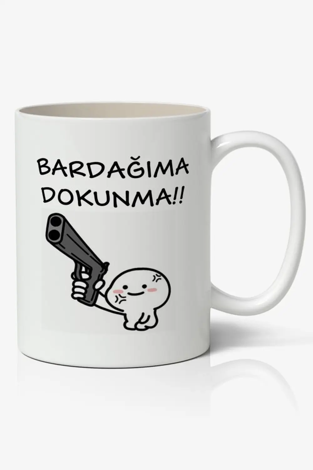 Bardağıma Dokunma Yazılı Baskılı Kupa Bardak Baskılı Kahve Kupa B Bardağıma Dokunma Yazılı Baskılı Kupa Bardak Baskılı Kahve Kupa B