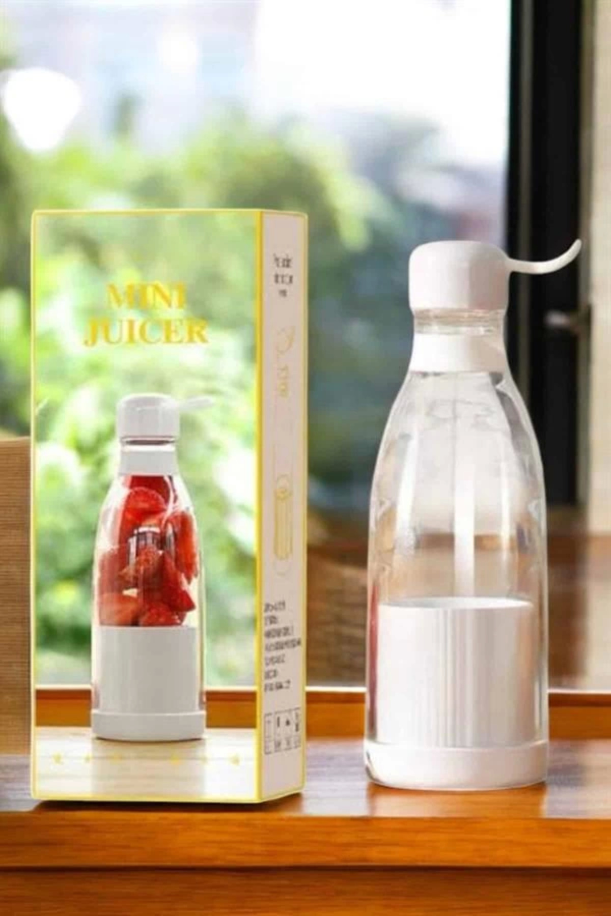 Rby Bardak Blender Smoothie Meyve Sikacaği Şarjli Cam Taşinabilir