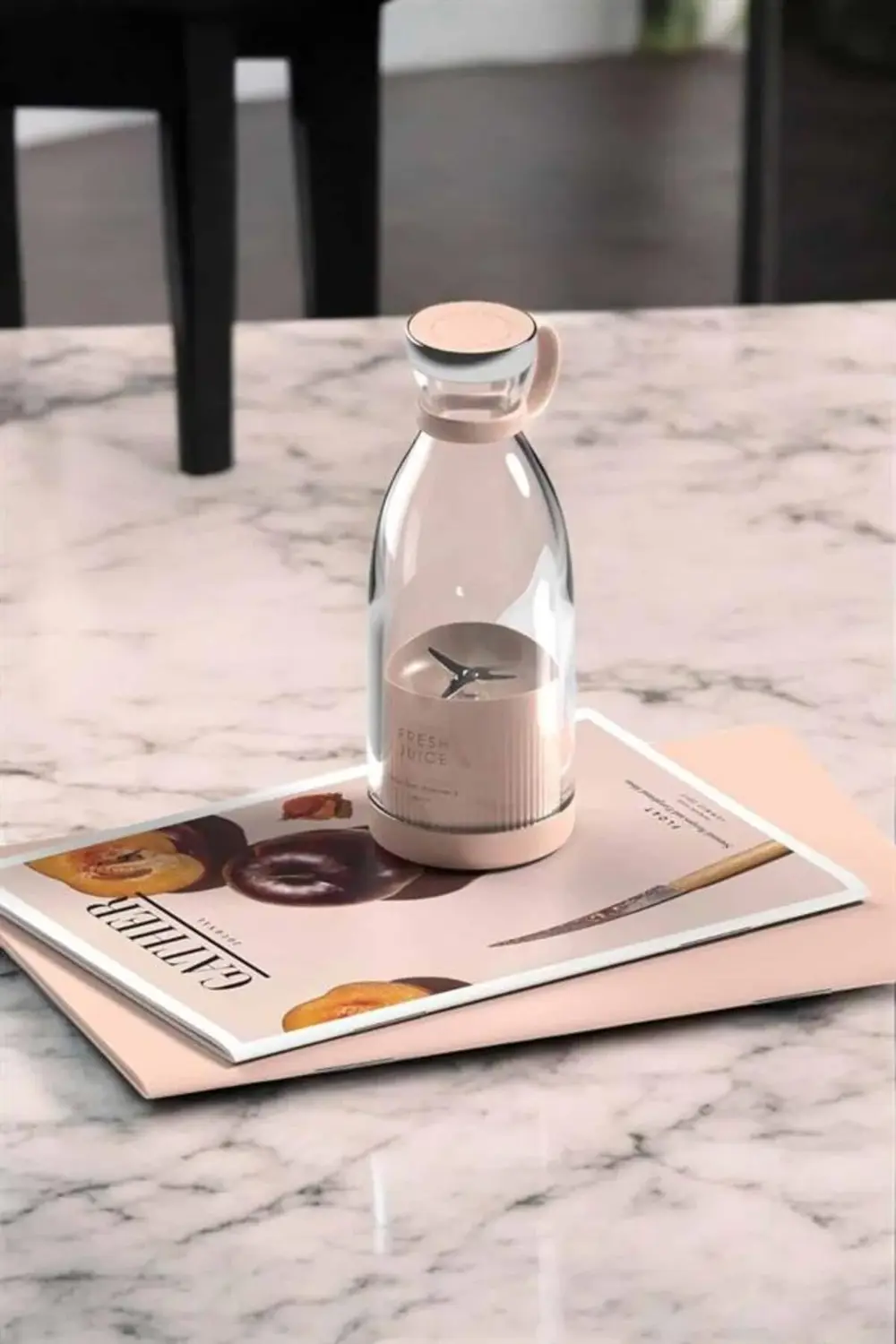 Bardak Blender Smoothie Meyve Sıkacağı Şarjlı Cam Taşınabilir