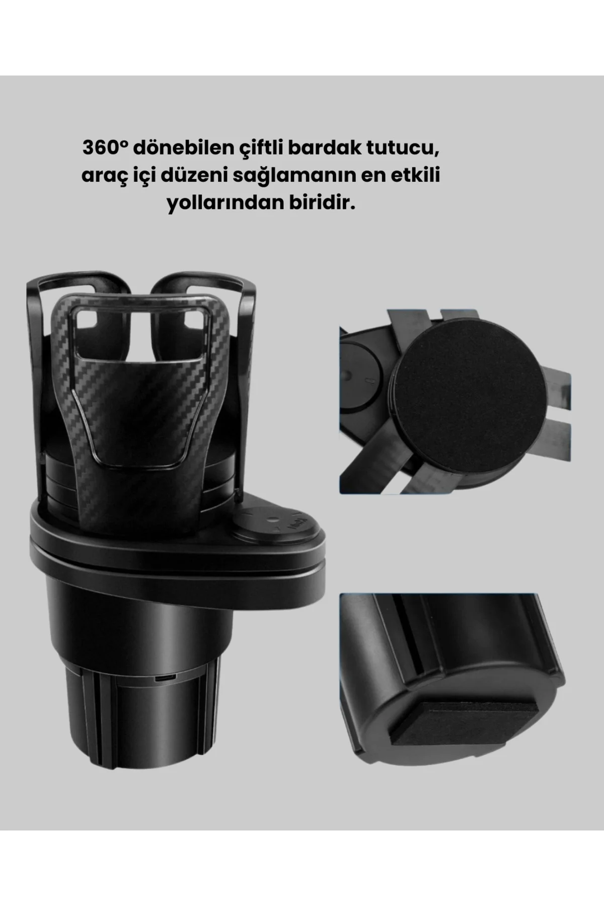 Bardak Tutucu ve Manyetik LED Ambiyans Işığı 2’li Set - Lisinya