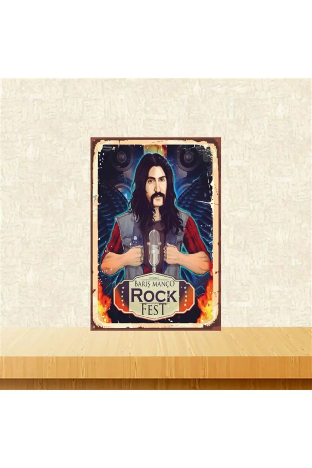 Barış Manço Rock Fest 20-30 Cm Retro Ahşap Tablo Tkfx4739 Fiyatı, Yorumları ve Özellikleri